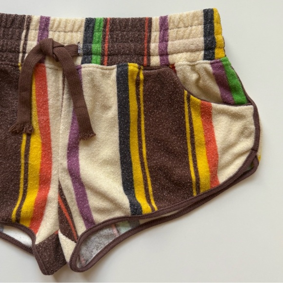 Urban Outfitters “Out From Under” Womens Striped Terry Low Rise Shorts - S - Picture 3 of 9